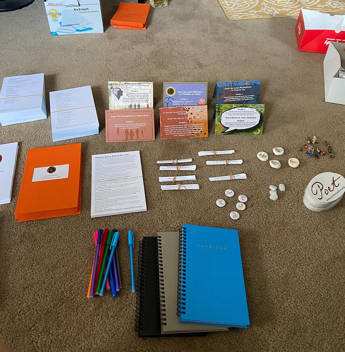 Writing kit prep